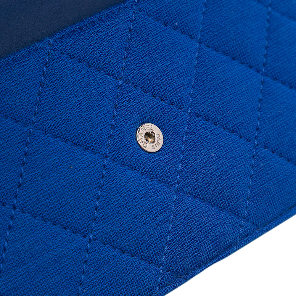 Pre-Loved Chanel Reissue 2.55 Quilted Jersey Wallet On Chain - Picture 9 of 10